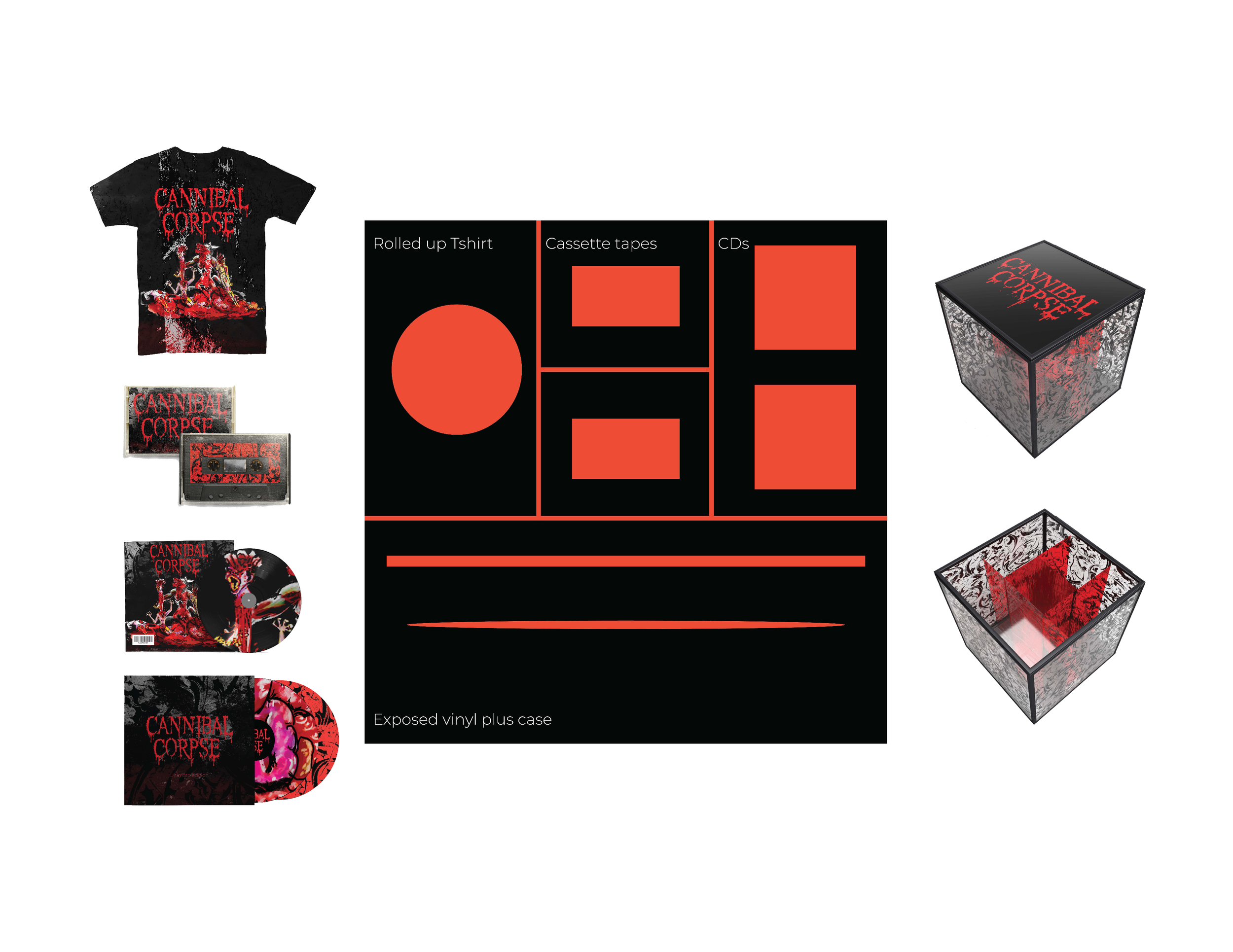 Cannibal Corpse Swag Box — Janae Droder Graphic Designer and